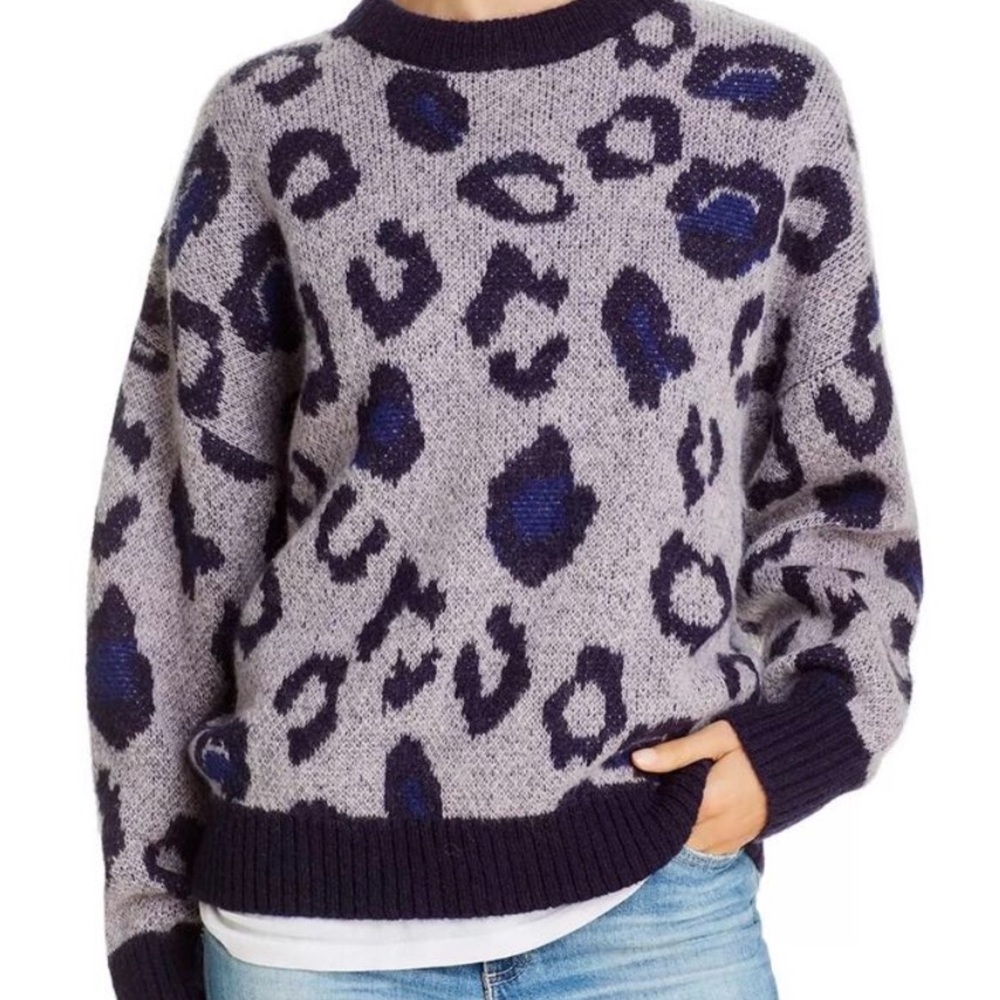 Anine Bind Leopard Print Sweater